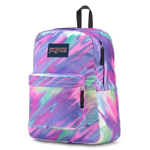 JanSport (High Stakes) Classic Backpack – Iridescent Swirl Print - Picture 2 of 6